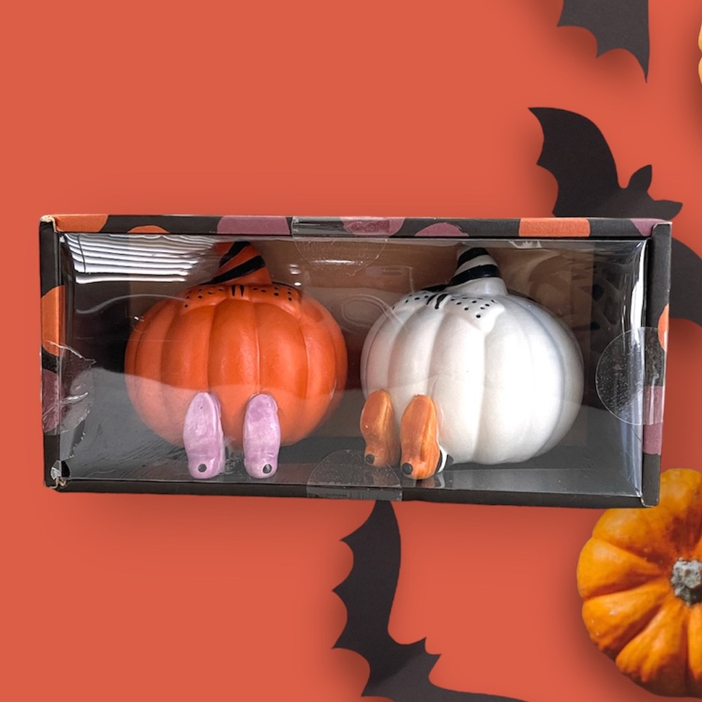 Salt & Pepper Shakers | Spooky Season Pumpkin Witches